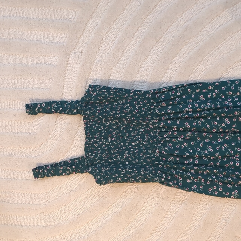 Gap size medium summer dress. Green floral NWT